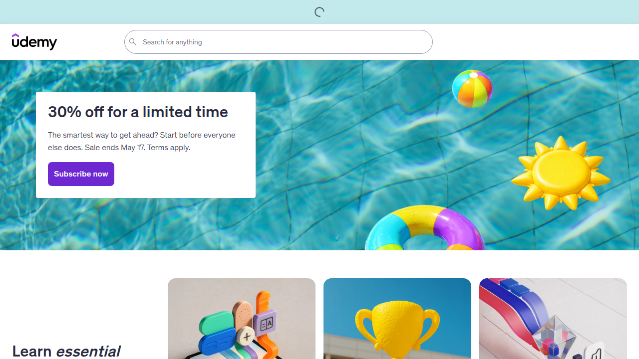A screenshot of the Udemy online learning platform, a popular resource for structured courses, including memory science.