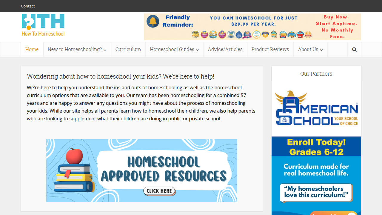 Explore resources and lists for homeschool curriculum on HowToHomeschool.com.