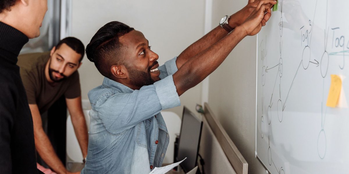 UX designers collaborate, applying cognitive principles to create intuitive and user-friendly interfaces.