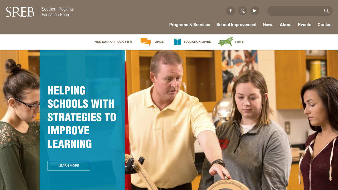 The Southern Regional Education Board (SREB) provides guidance and resources for educators on implementing effective teaching strategies, including PBL.