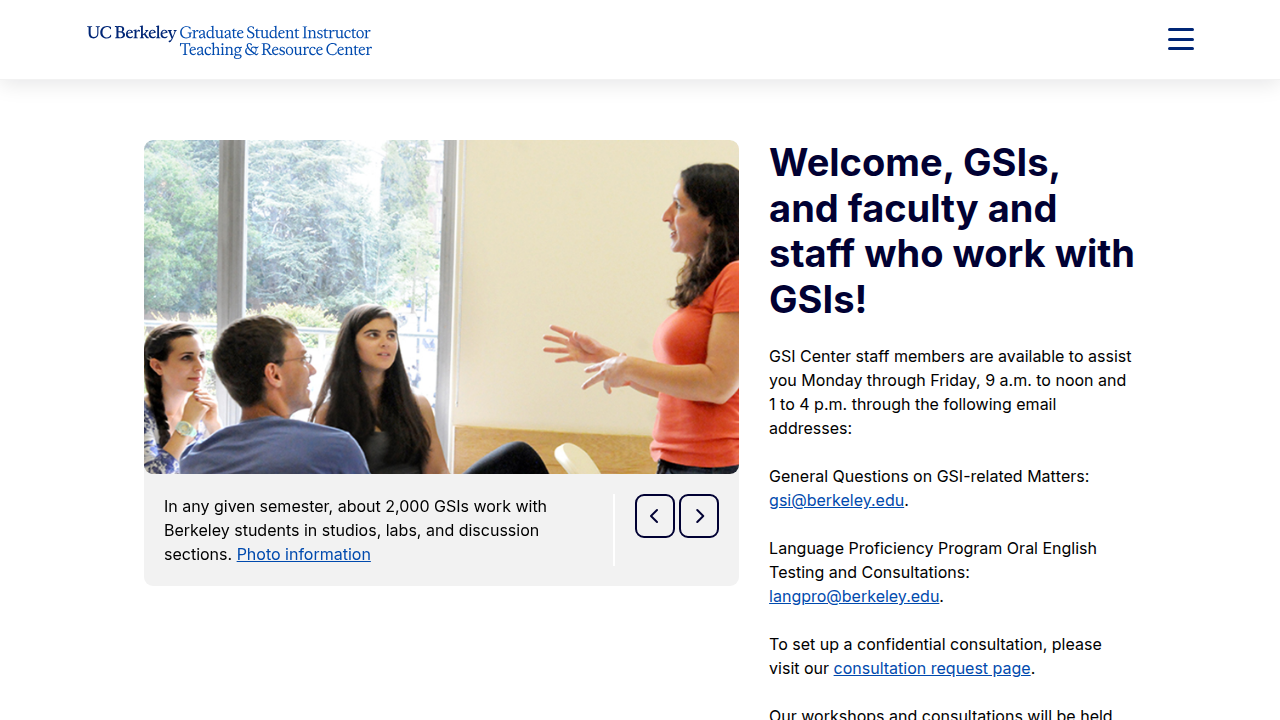 UC Berkeley's GSI Teaching & Resource Center offers extensive research on cognitive science and learning theory.