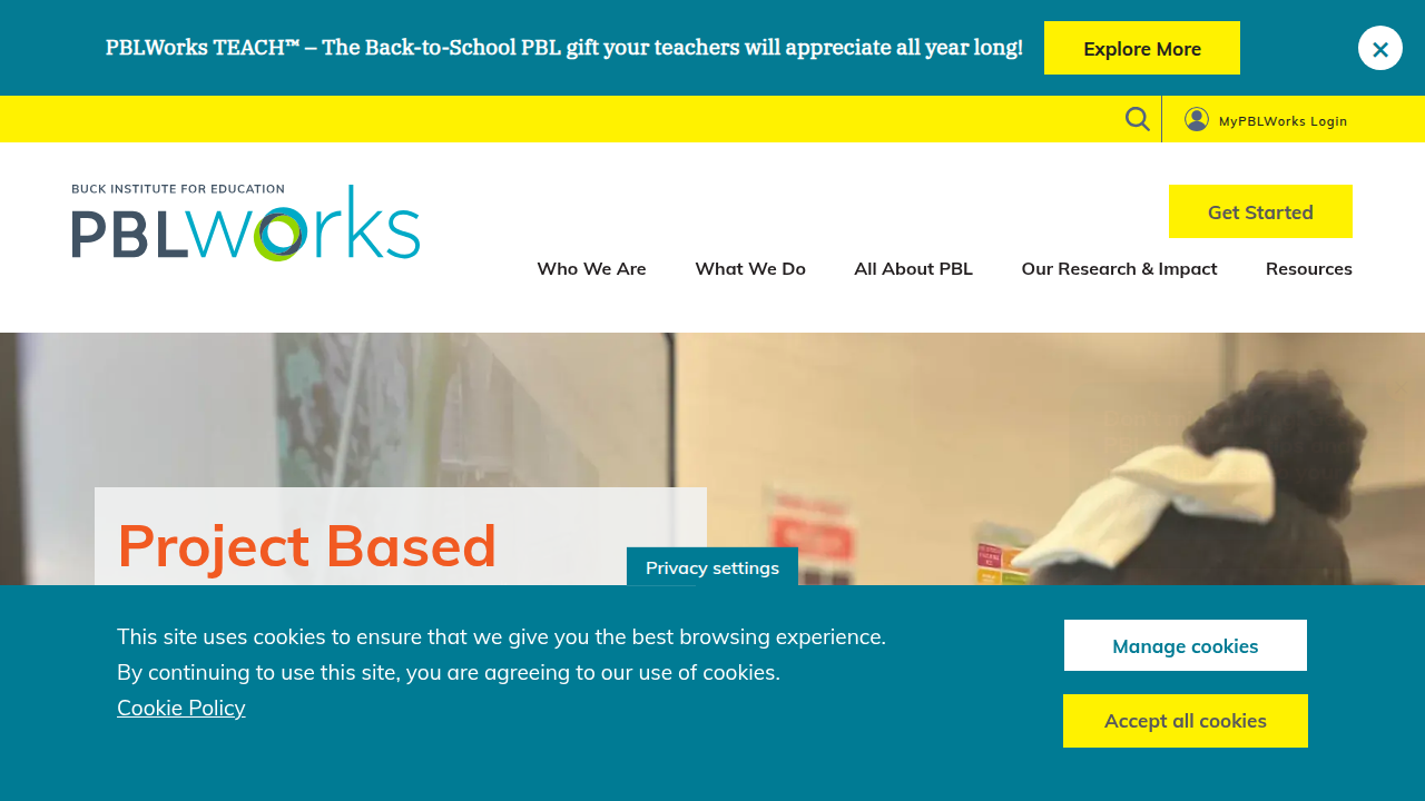 A leading resource offering insights into Gold Standard Project-Based Learning design elements.